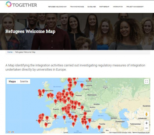 Refugees Welcome Map